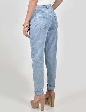 Jeans mom media cintura Roman Fashion para mujer