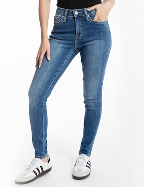 Jeans regular skinny Roman Fashion corte media cintura para mujer