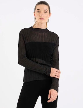 Blusa Map manga larga para mujer