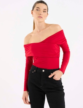 Blusa Map manga larga para mujer
