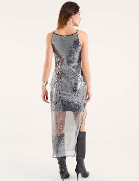 Vestido crop casual Map para mujer