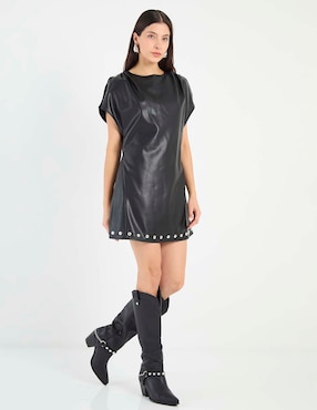 Vestido mini casual Map para mujer