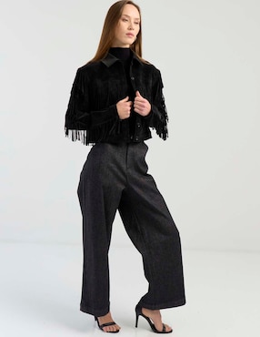 Jeans relaxed amplio Map para mujer