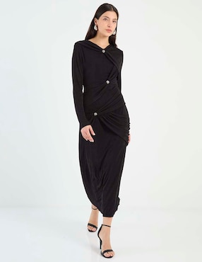 Vestido crop formal Map para mujer
