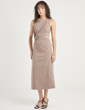 Vestido crop casual Map para mujer