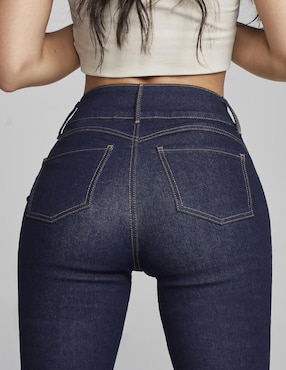 Jeans relaxed straight Seven Jeans cintura alta para mujer