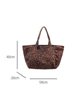 Bolsa tote Yoiko Amelie de terciopelo para mujer