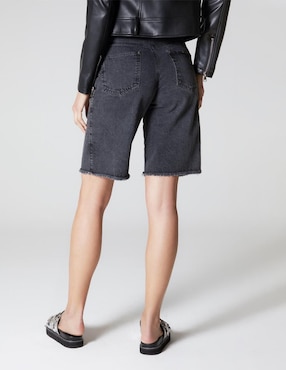 Short Studio F de mezclilla para mujer