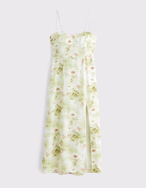 Vestido midi casual Abercrombie & Fitch para mujer