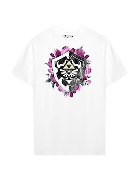 Playera manga corta Nintendo cuello redondo para mujer