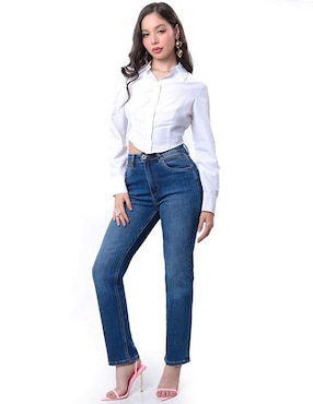 Jeans straight Roman Fashion para mujer