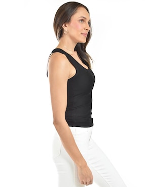 Top Roman Fashion escote regular tirante ancho
