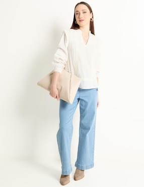 Blusa Petite Studio manga larga para mujer