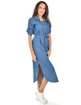 Vestido midi casual Roman Fashion para mujer