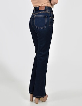Jeans flare media cintura Roman Fashion para mujer