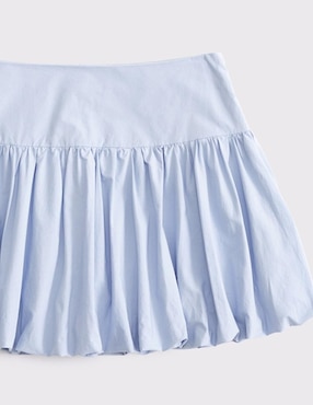 Falda mini Abercrombie & Fitch cintura alta