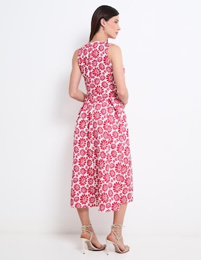 Vestido midi casual Parallel para mujer