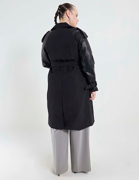 Gabardina con bolsillos Map para mujer