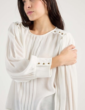 Blusa Petite Studio manga larga para mujer
