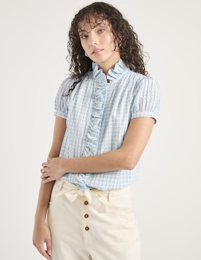 Blusa Petite Studio manga corta para mujer