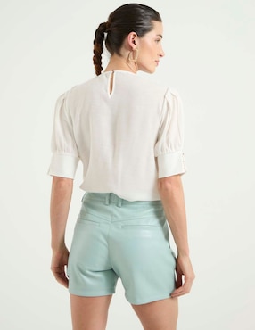 Blusa Petite Studio manga al codo para mujer