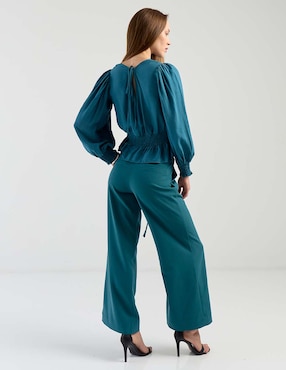 Pantalón coulotte Petite Studio regular para mujer