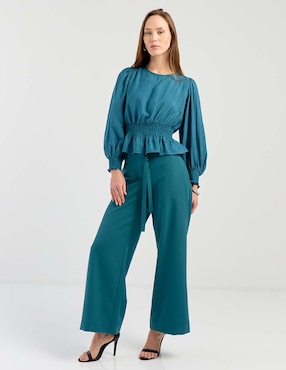 Pantalón coulotte Petite Studio regular para mujer