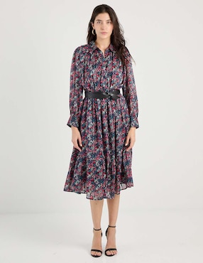 Vestido 3/4 casual Petite Studio para mujer