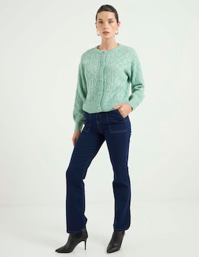 Suéter Petite Studio cuello redondo para mujer