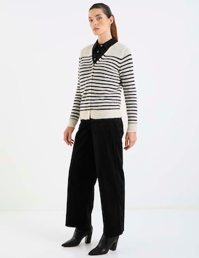 Suéter Petite Studio cuello V para mujer