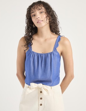 Blusa de tirantes Petite Studio para mujer