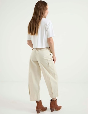 Pantalón cargo Petite Studio relajado para mujer