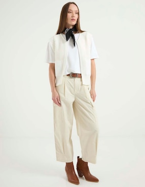 Pantalón cargo Petite Studio relajado para mujer