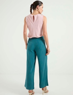 Pantalón relaxed Petite Studio amplio para mujer