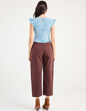 Jeans straight Petite Studio para mujer