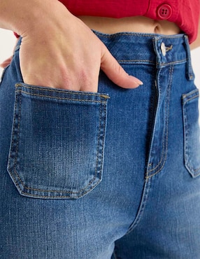 Jeans campana Petite Studio para mujer