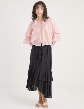 Blusa Petite Studio manga larga para mujer