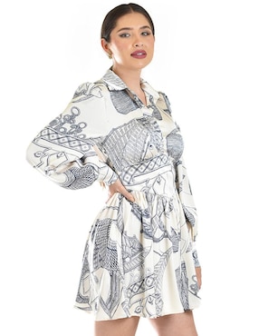Vestido corto casual Roman Fashion para mujer