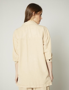 Camisa Studio F manga 3/4 para mujer