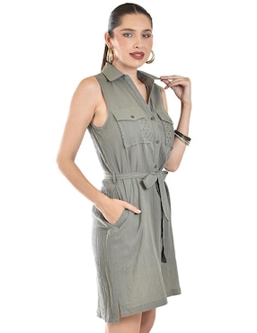 Vestido corto casual Roman Fashion para mujer