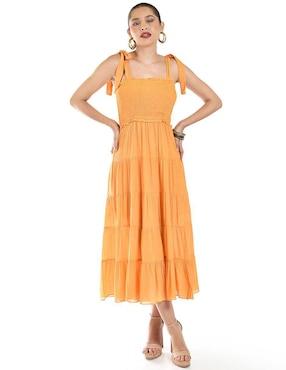 Vestido crop casual Roman Fashion para mujer