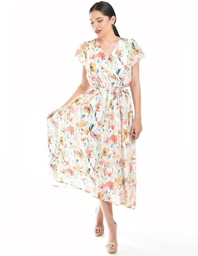 Vestido midi casual Roman Fashion para mujer