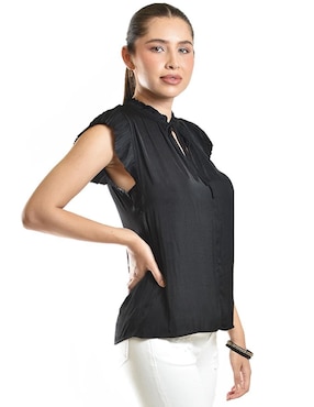 Blusa Roman Fashion manga corta para mujer