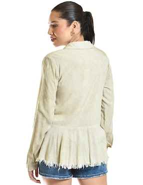 Blusa Roman Fashion manga larga para mujer