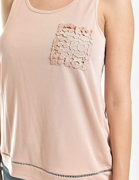 Blusa Roman Fashion sin manga para mujer