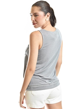 Blusa Roman Fashion sin manga para mujer