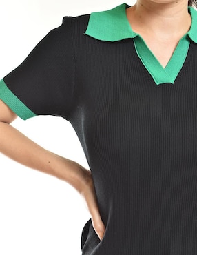 Blusa Roman Fashion manga corta para mujer