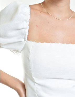 Blusa Roman Fashion manga corta para mujer