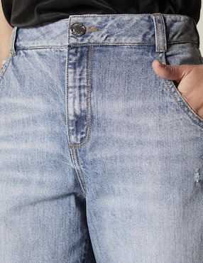 Jeans slim Studio F corte cintura para mujer