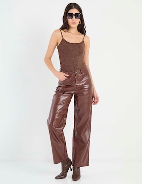 Pantalón relaxed Map straight para mujer